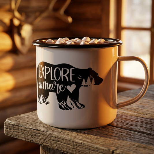 Explore More Bear Enamel Mug