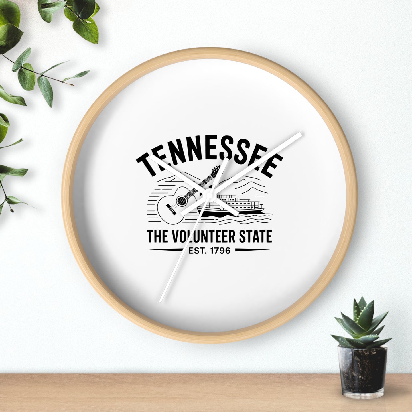 Tennessee Volunteer State Vintage Pride Wall Clock