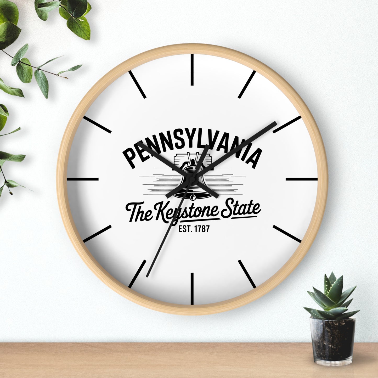 Vintage Pride Wall Clock (Lines)