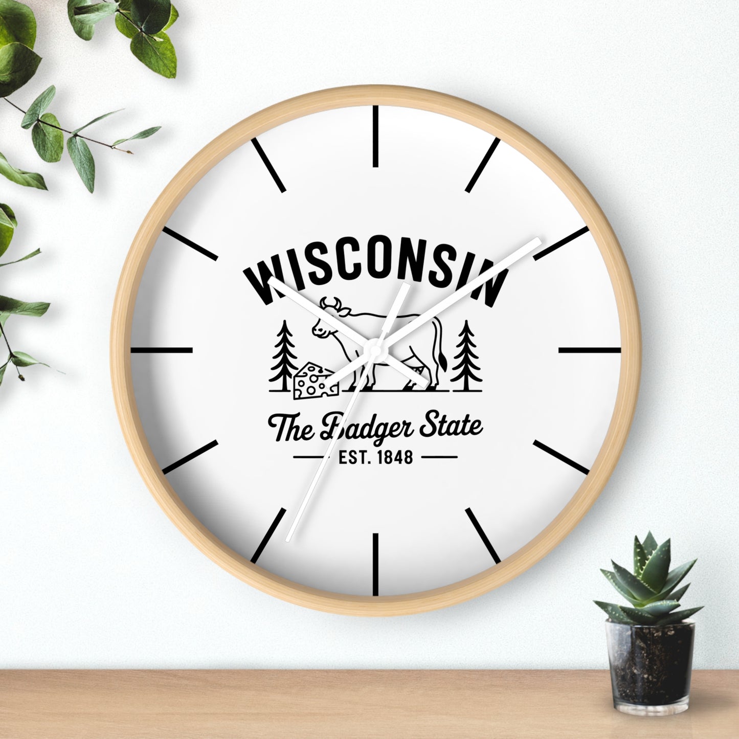 Vintage Pride Wall Clock (Lines)