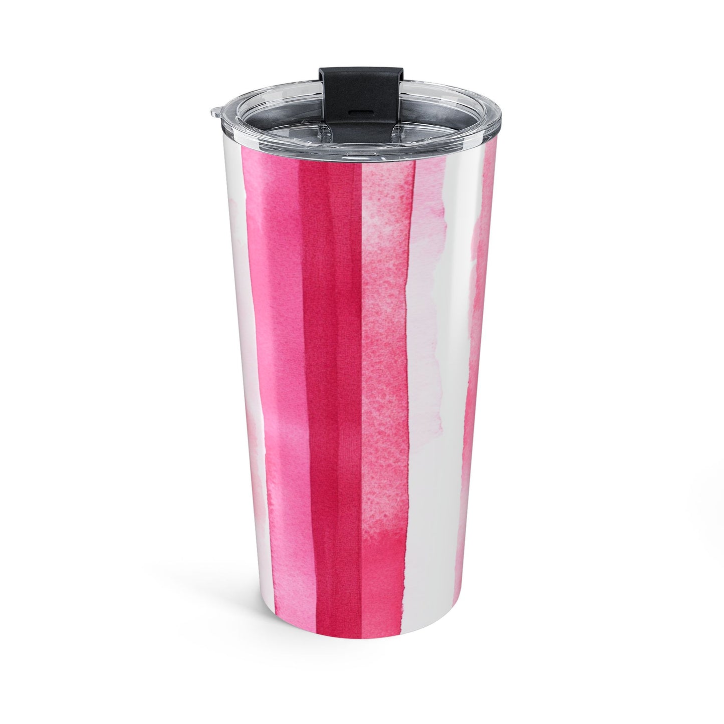Pink Watercolor Stripe 20 oz Tumbler