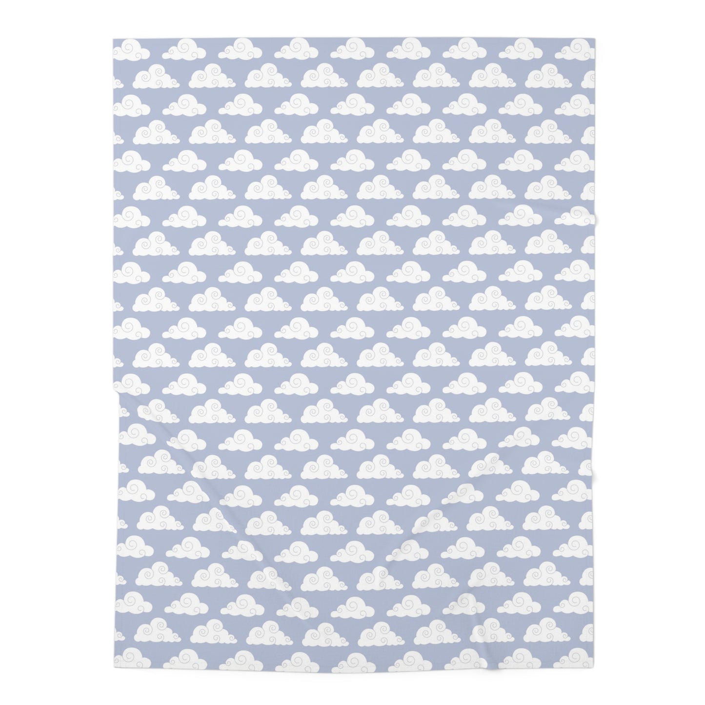 Blue Cloud Soft Newborn Baby Swaddle Blanket