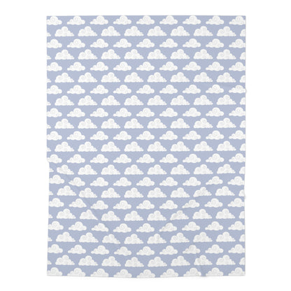 Blue Cloud Soft Newborn Baby Swaddle Blanket