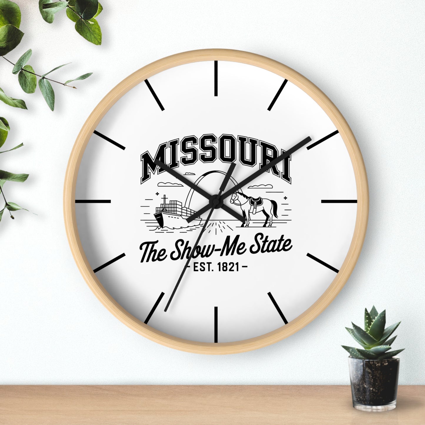 Vintage Pride Wall Clock (Lines)