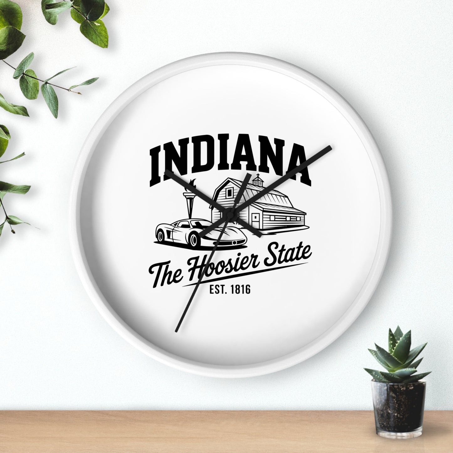 Vintage Pride Wall Clock (no Lines or Numbers)