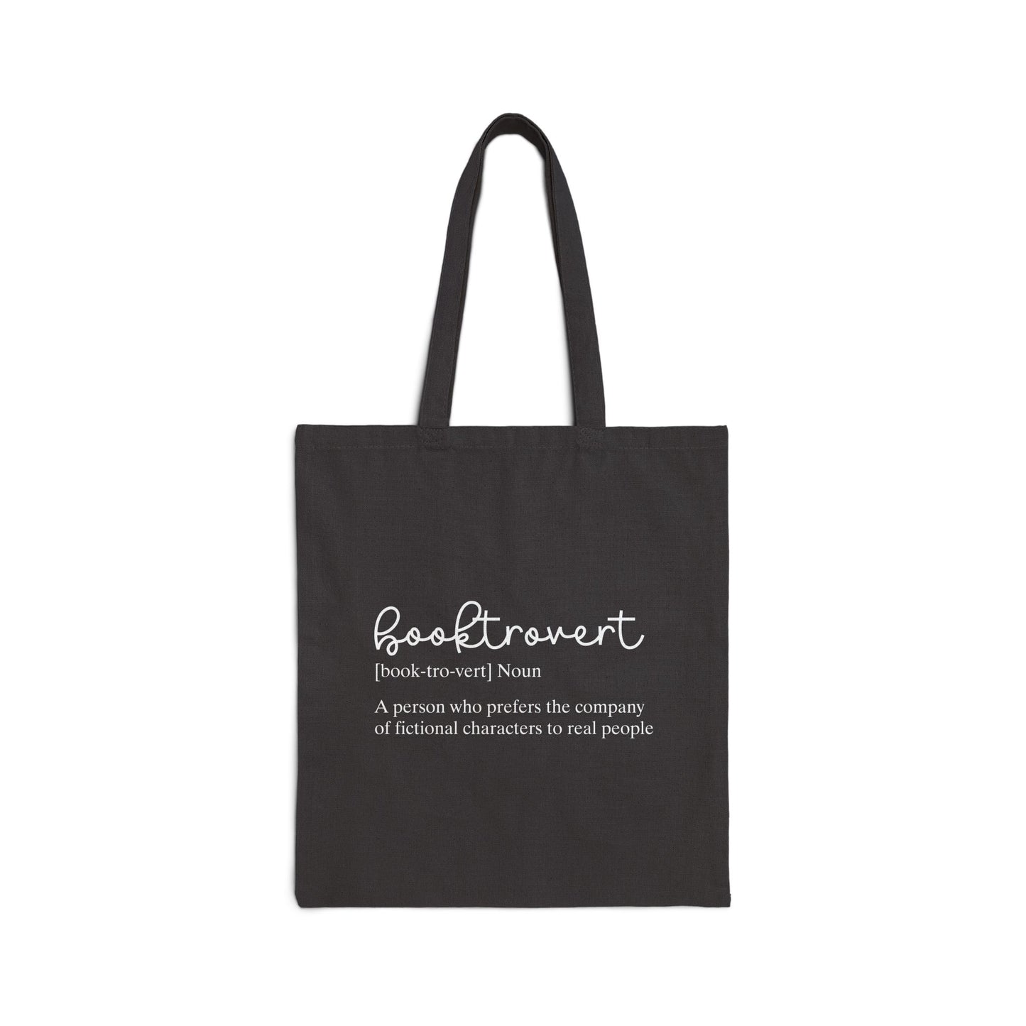 Booktrovert Canvas Tote Bag