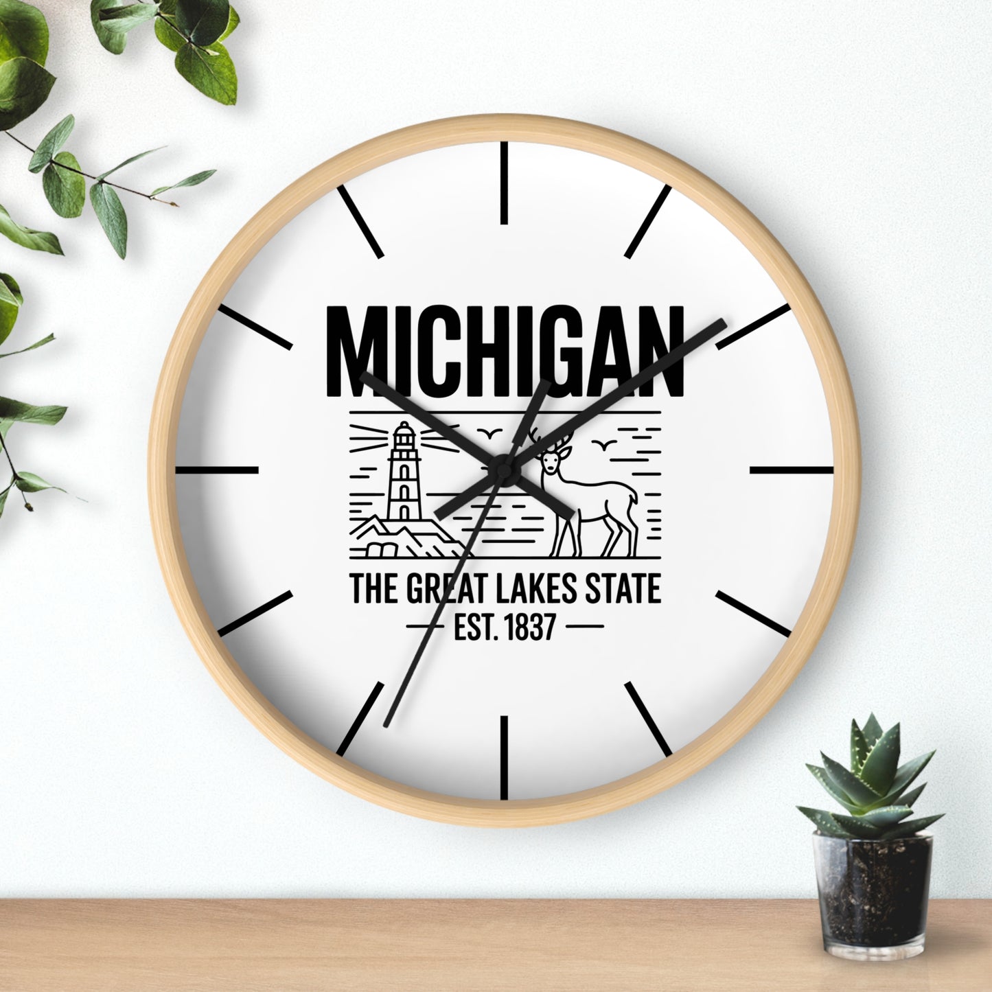 Vintage Pride Wall Clock (Lines)