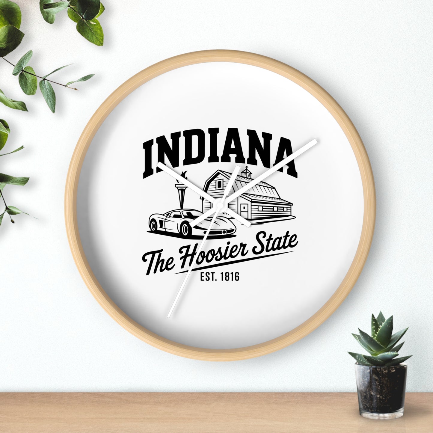 Vintage Pride Wall Clock (no Lines or Numbers)