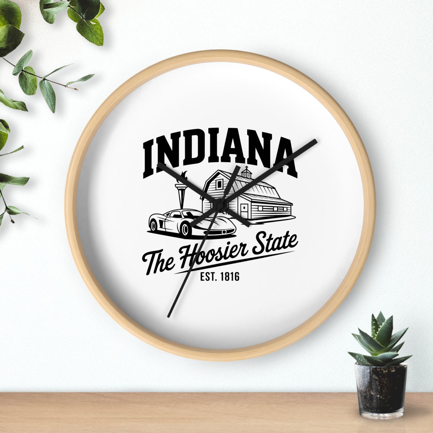 Vintage Pride Wall Clock (no Lines or Numbers)
