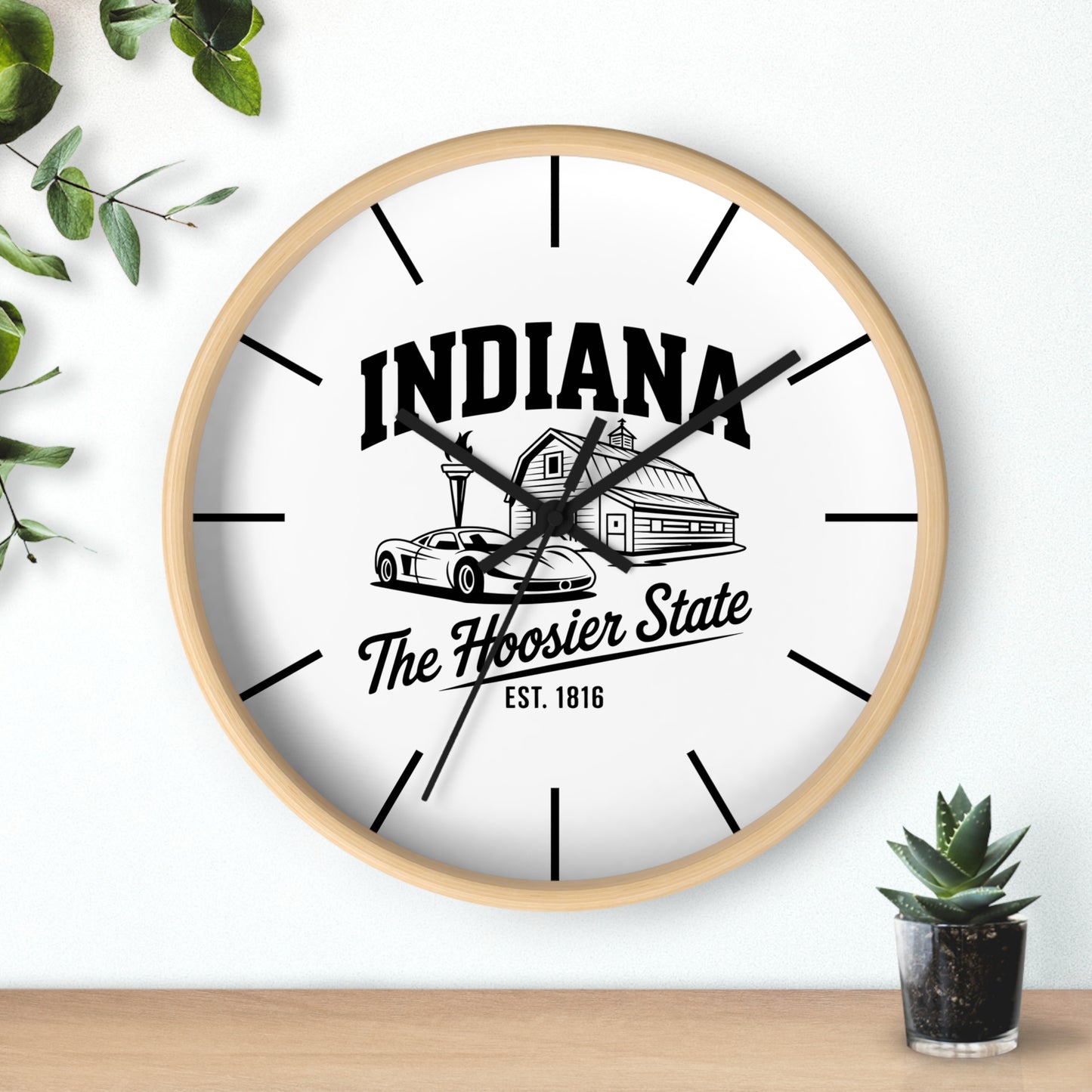 Vintage Pride Wall Clock (Lines)