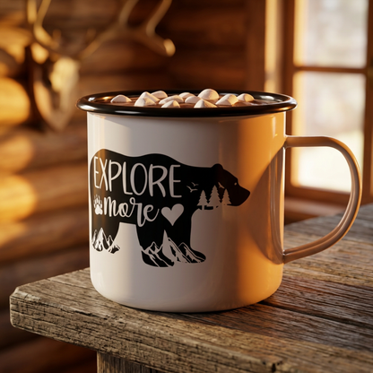 Explore More Bear Enamel Mug