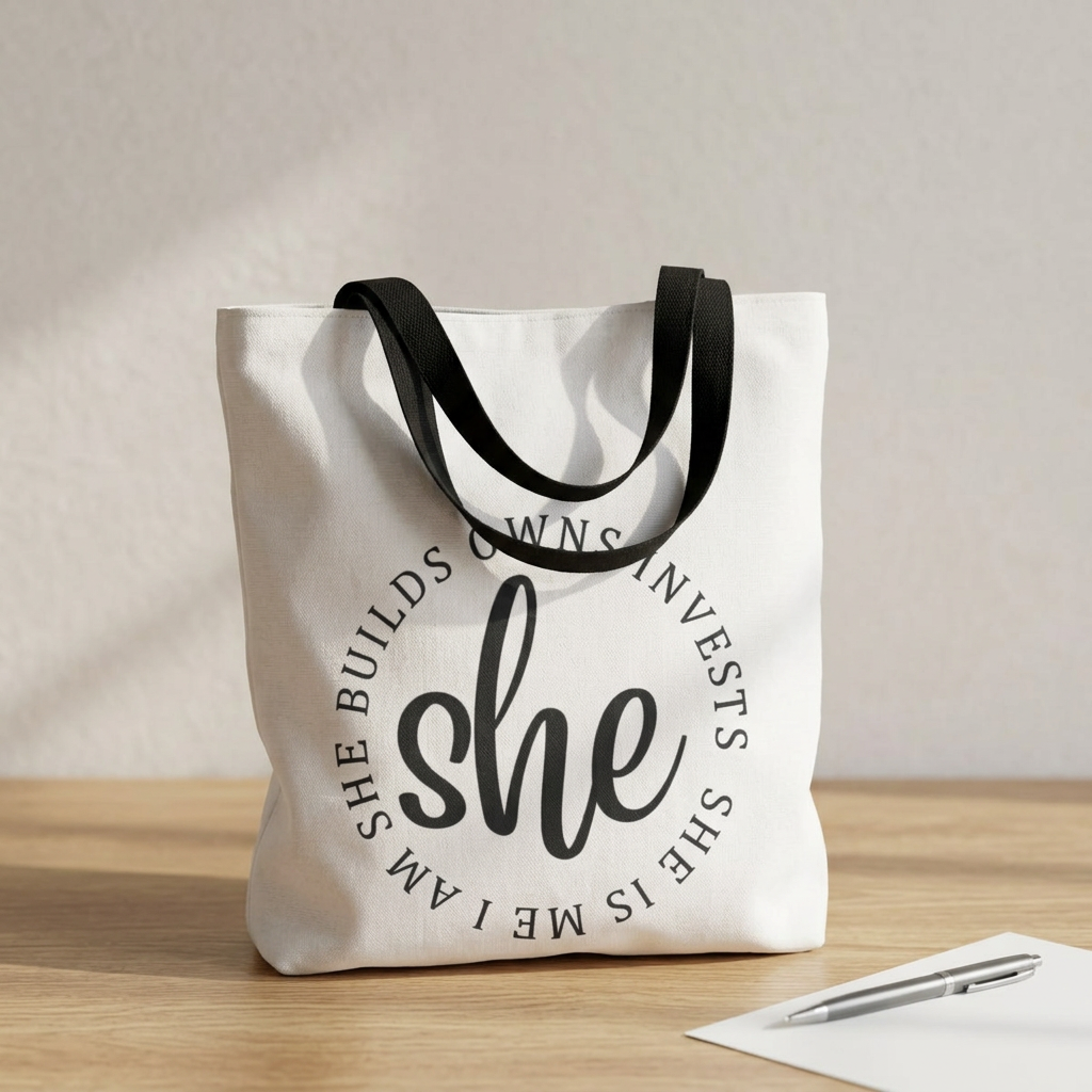 She Is Me Canvas Tote Bag