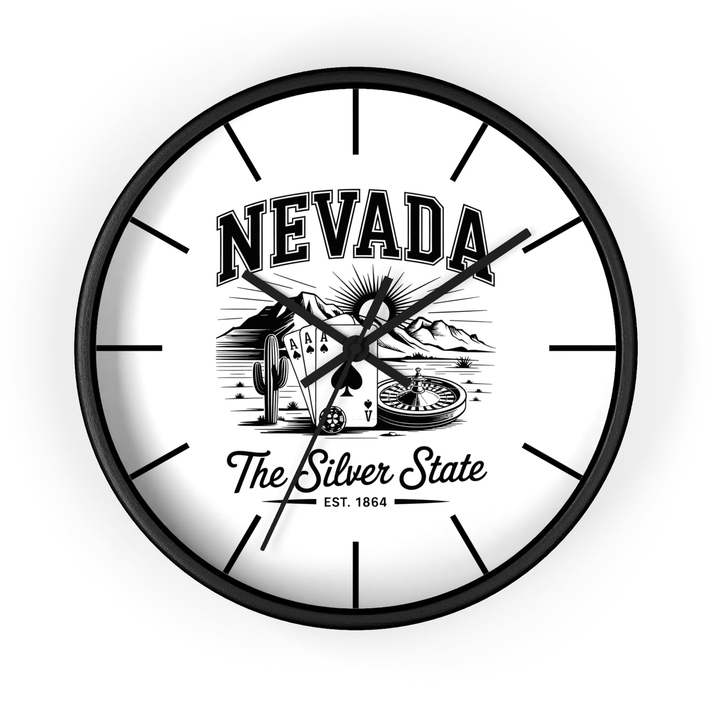 Vintage Pride Wall Clock (Lines)