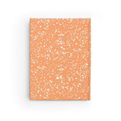 Orange Marble Classic Composition Blank Journal