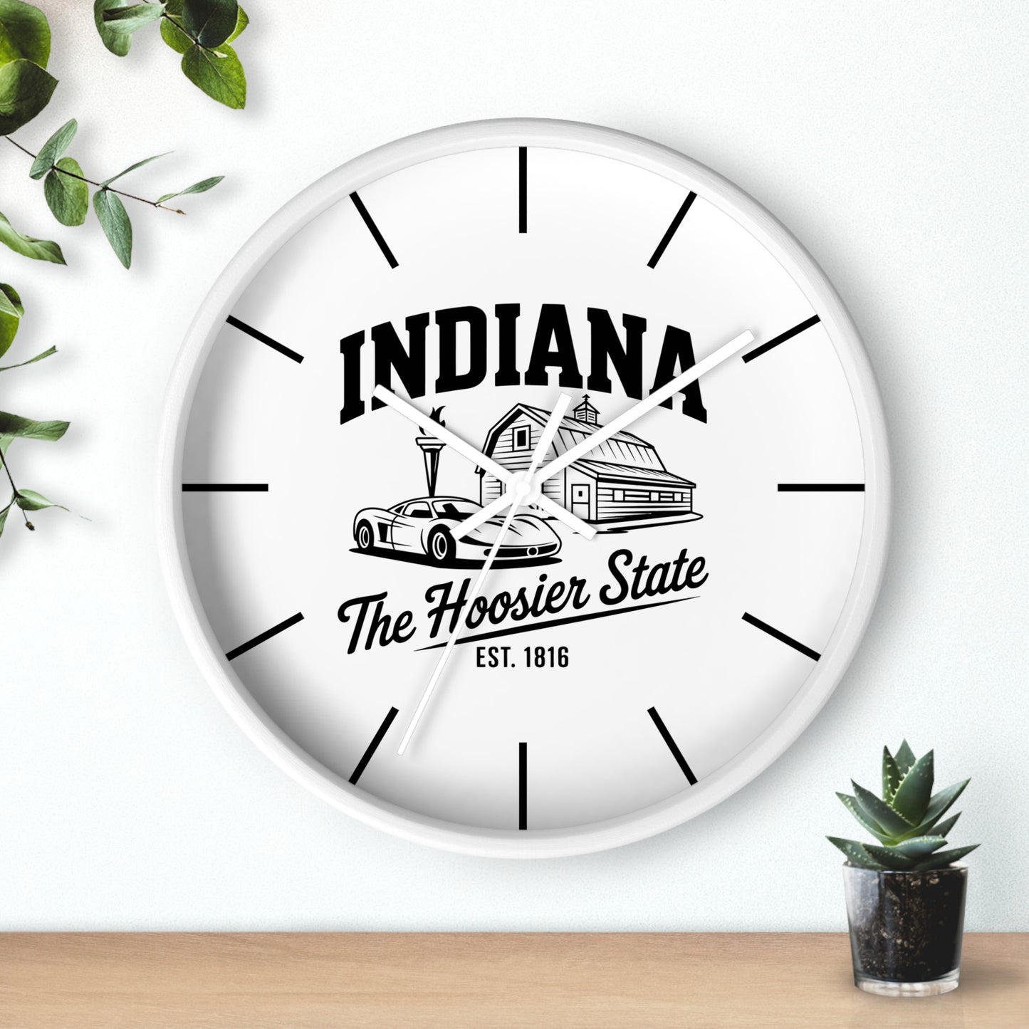 Vintage Pride Wall Clock (Lines)