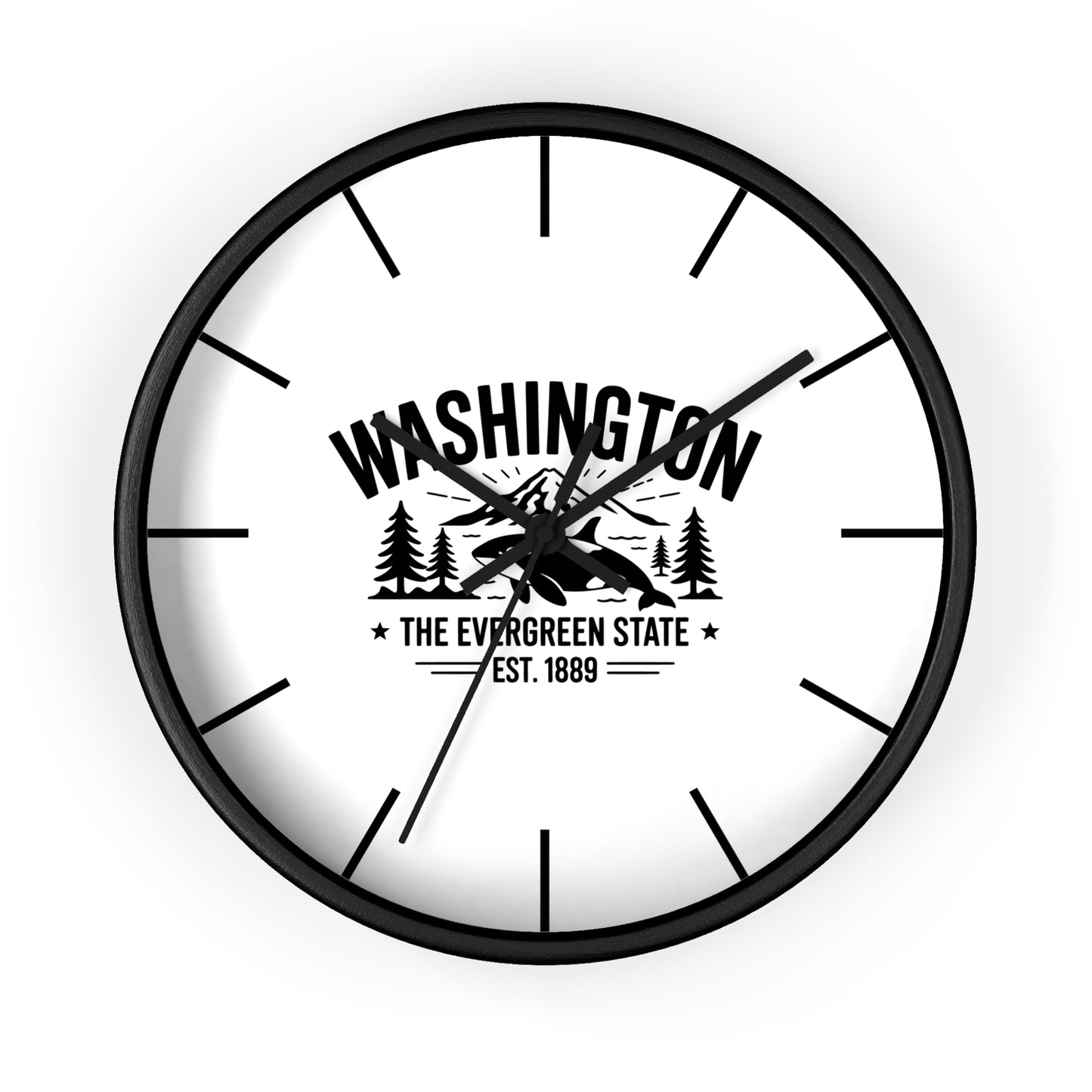 Vintage Pride Wall Clock (Lines)