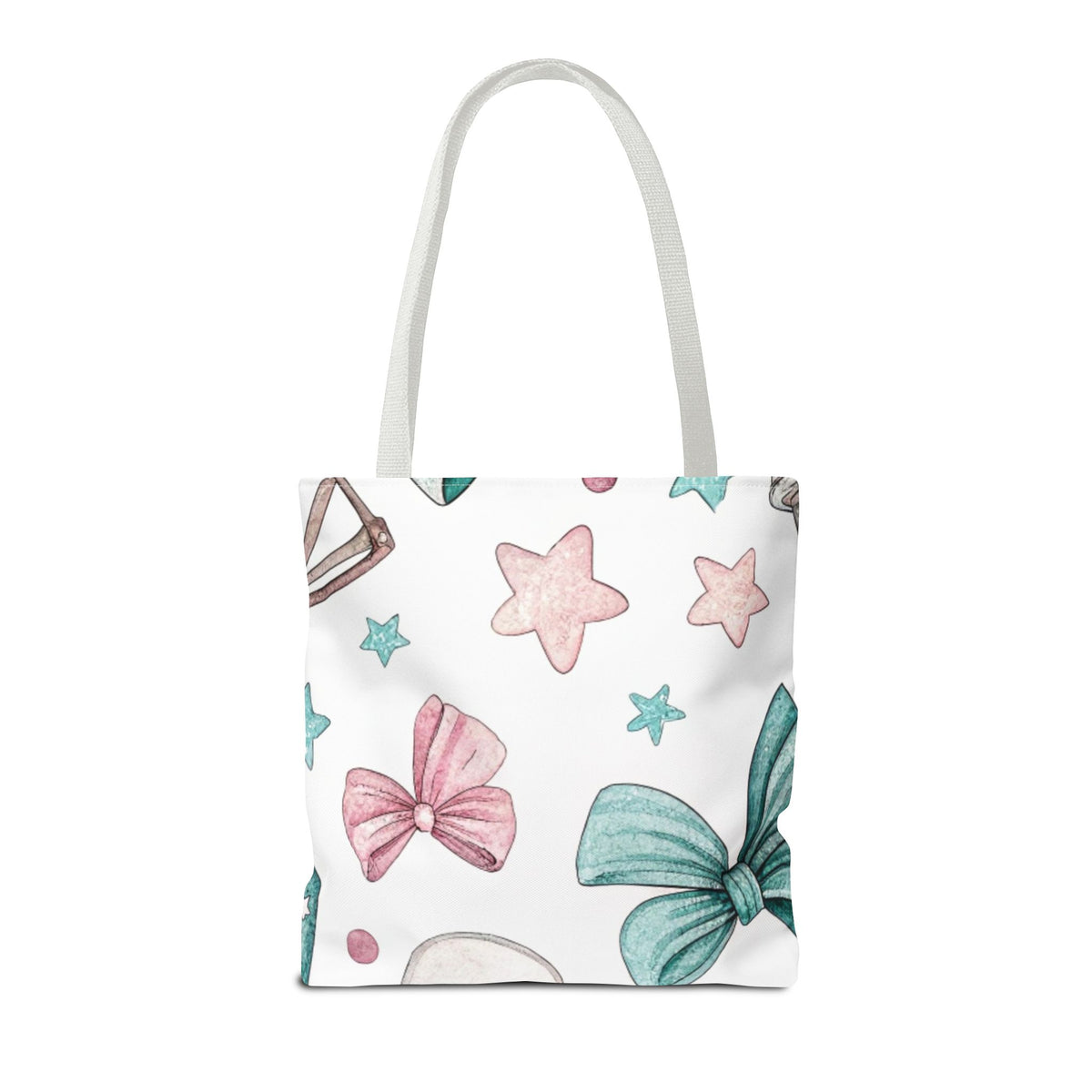 Cute Coffee & Glasses Tote Bag