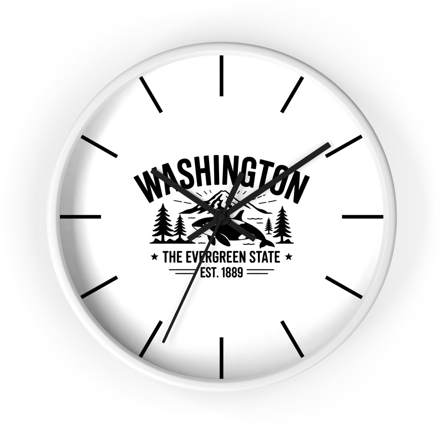 Vintage Pride Wall Clock (Lines)