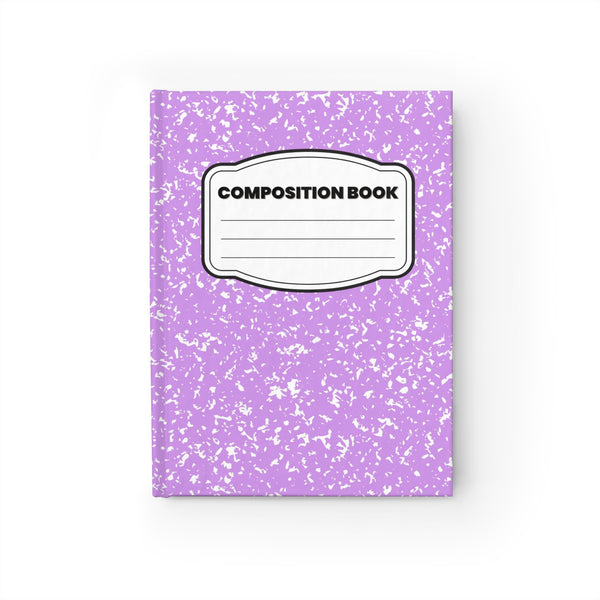 Purple Marble Classic Composition Blank Journal