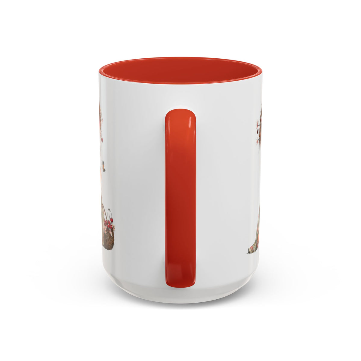 Cute Girl Floral Child Art Accent Mug