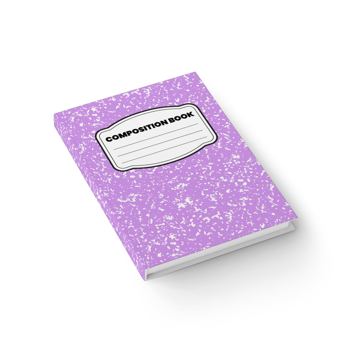 Purple Marble Classic Composition Blank Journal