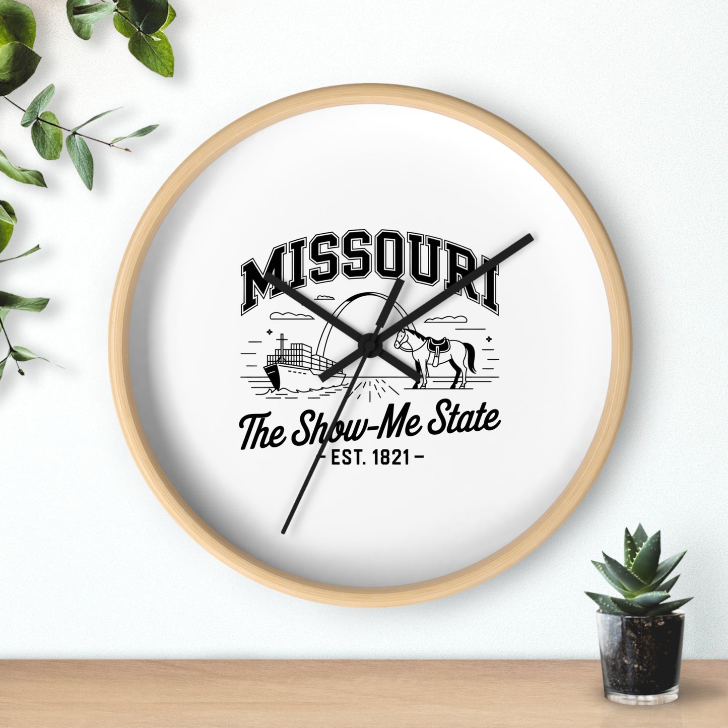 Vintage Pride Wall Clock (no Lines or Numbers)