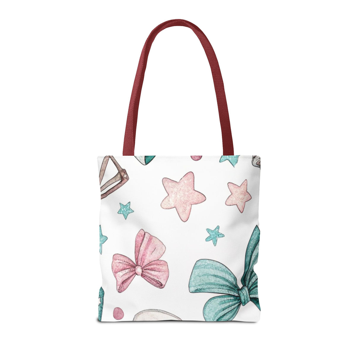 Cute Coffee & Glasses Tote Bag