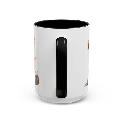 Cute Girl Floral Child Art Accent Mug